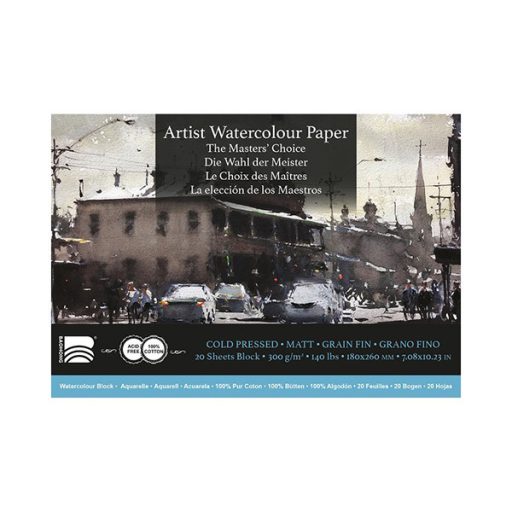 Baohong 100% pamut akvarelltömb - hidegen préselt