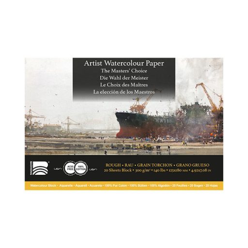 Baohong 100% pamut akvarelltömb - hidegen préselt