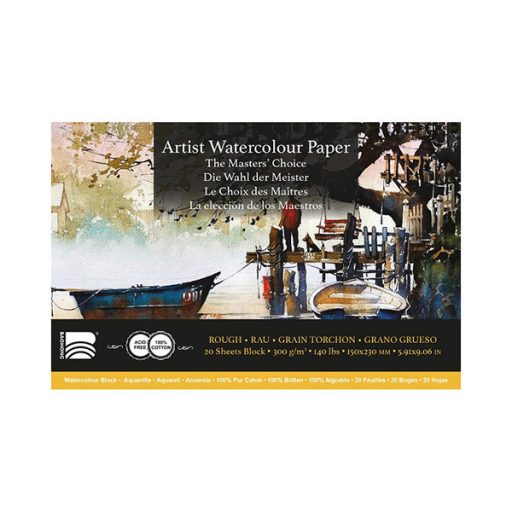 Baohong 100% pamut akvarelltömb - hidegen préselt