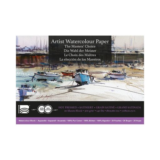 Baohong 100% pamut akvarelltömb - melegen préselt