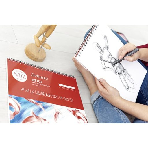 MUSA Imago vázlatfüzet, 105 g, spirálos, több méretben