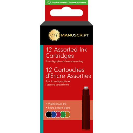 Manuscript tintapatronok, 12 db-os készlet - több színben