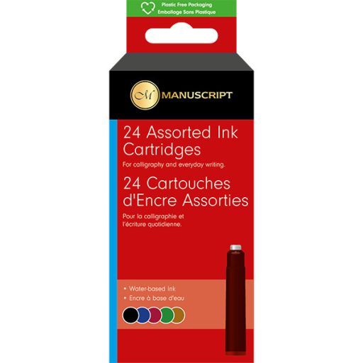 Manuscript tintapatronok, 24 db-os készlet - több színben