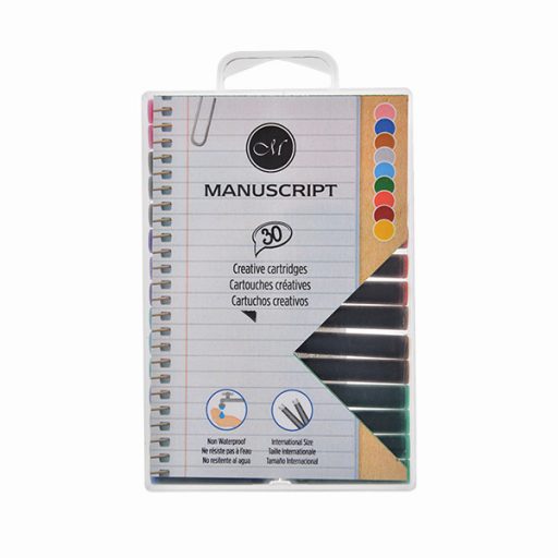 Manuscript tintapatronok, 24 db-os készlet - több színben