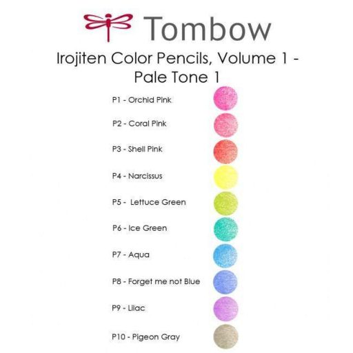 Tombow Irojiten színesceruza, színenként