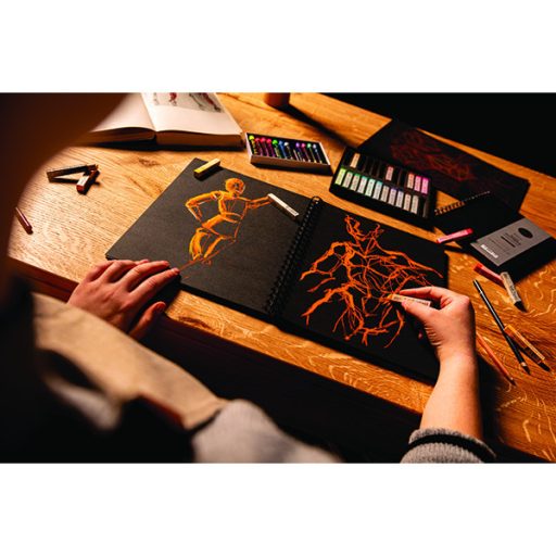 MUSA Libera mixed media vázlattömb - 250 g, több méretben