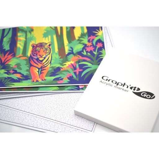 GRAPH'IT GO Marker számfestő készlet - Trópusi kaland
