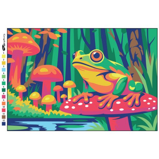 GRAPH'IT GO Marker számfestő készlet - Trópusi kaland