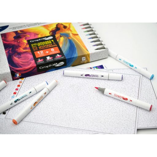 GRAPH'IT GO Marker számfestő készlet - Fantáziavilág