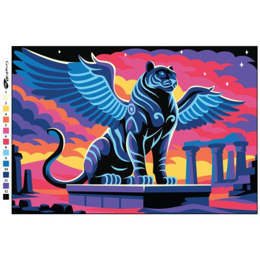 GRAPH'IT GO Marker számfestő készlet - Fantáziavilág