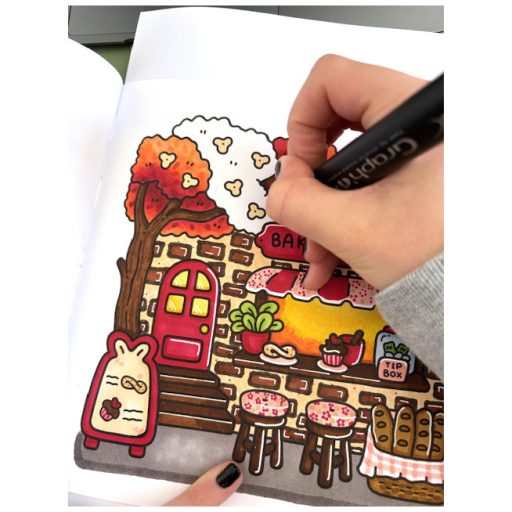 GRAPH'IT kétvégű alkoholos marker, 24 db-os készlet - Cosy Time