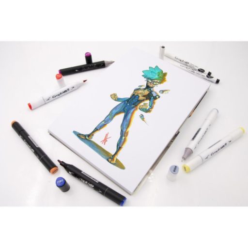 GRAPH'IT Manga papírtömb - A4, 300g - 25 lap + 6 képregény minta