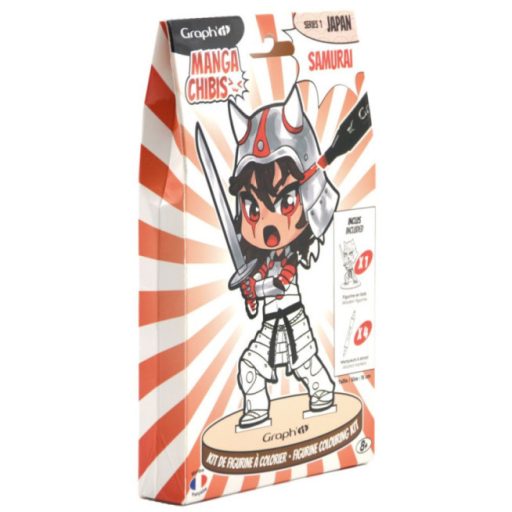 GRAPH'IT Chibi figura színező készlet - Samurai