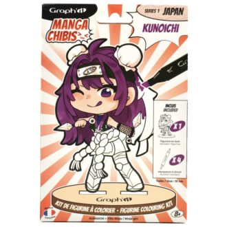 GRAPH'IT Chibi figura színező készlet - Kunoichi