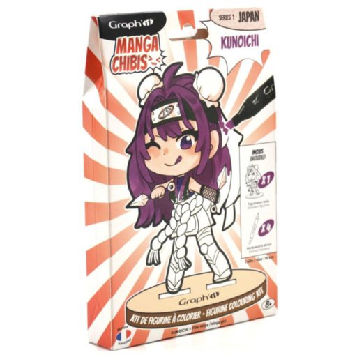 GRAPH'IT Chibi figura színező készlet - Kunoichi