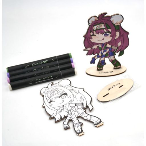 GRAPH'IT Chibi figura színező készlet - Kunoichi