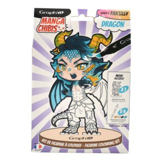 GRAPH'IT Chibi figura színező készlet - Sárkány