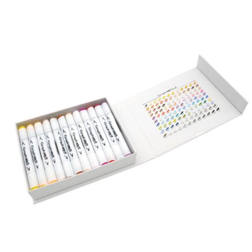 GRAPH'IT Brush kétvégű alkoholos marker, 24 db-os készlet - Alapszínek