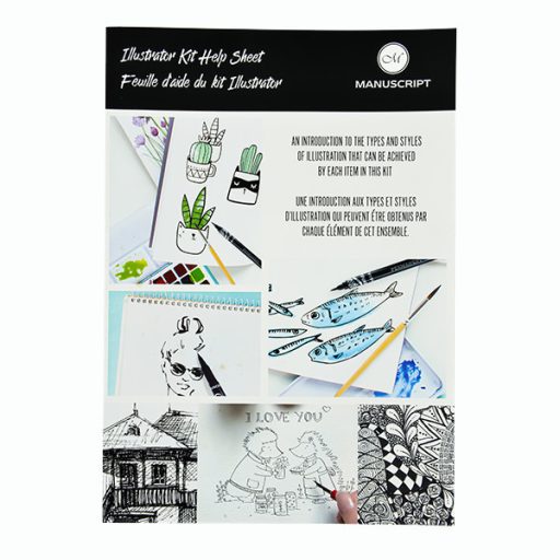 Manuscript illusztráció és design készlet