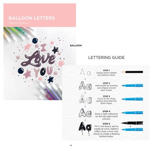 Manuscript Class - Hand lettering kezdőkészlet