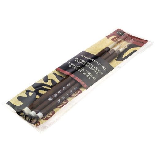 Manuscript vegyes szőrű ecsetkészlet, 3db