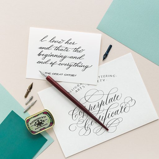 Manuscript mártogatós toll készlet  - Copperplate & Shadow