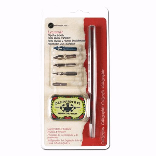 Manuscript mártogatós toll készlet  - Copperplate & Shadow