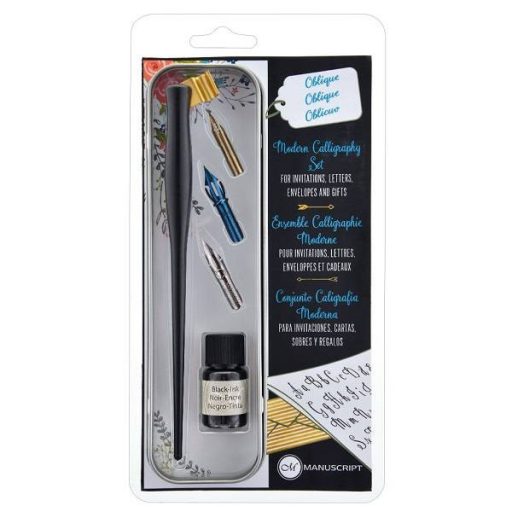 Manuscript modern kalligráfia készlet ferde tollszárral