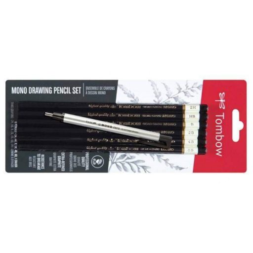 Tombow Mono grafit ceruza 6db + Mono Zero radír egy készletben