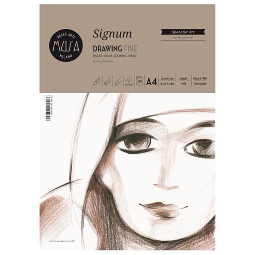 MUSA Tecnica marker papírtömb, 75 g, több méretben, 21x29,7 cm (A4)