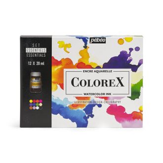 PÉBÉO Colorex akvarelltinta készlet Essentials - 12 db