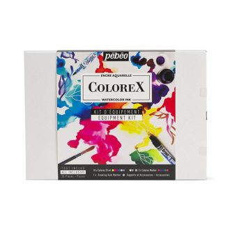   PÉBÉO Colorex akvarelltinta és marker készlet - Kiegészítőkkel