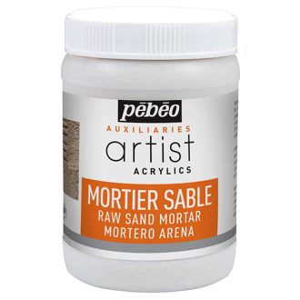 Pébéo akril médium, sűrítő por - homok