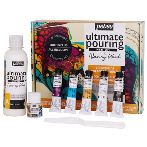 Pébéo Pouring akrilfolyatásos technika kezdőkészlet