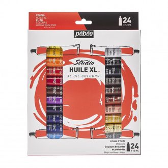 Pébéo XL Fine olajfesték, 12 ml - 24 darabos készlet