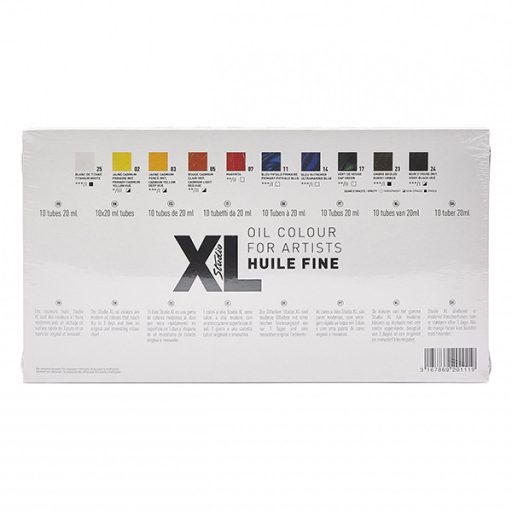 Pébéo XL Fine olajfesték, 20 ml - 10 darabos készlet