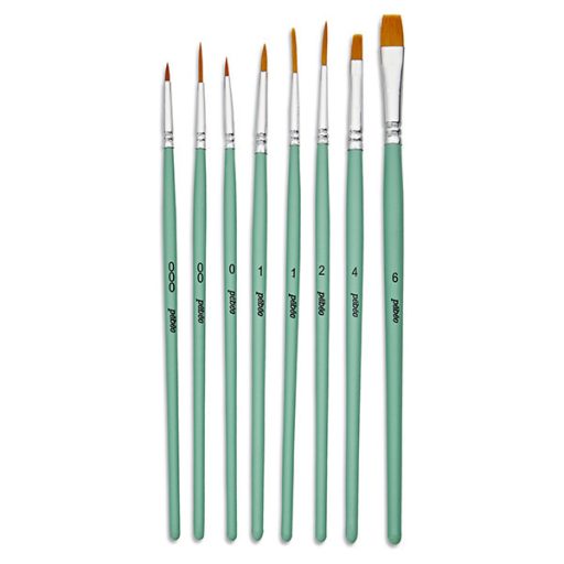 Pébéo Golden Taklon szintetikus ecsetkészlet - 8 db