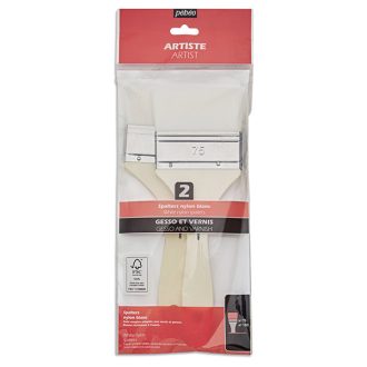   Pébéo Nylon ecsetkészlet, alapozáshoz, lakkozáshoz - 2 db, széles