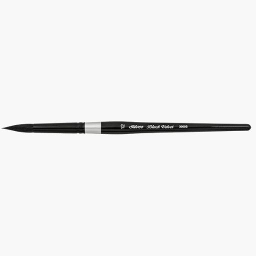 Silver Brush Black Velvet, 3 darabos ecsetkészlet - basic