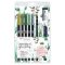 Tombow ecsetfilc készlet akvarellfestéshez - "Greenery"