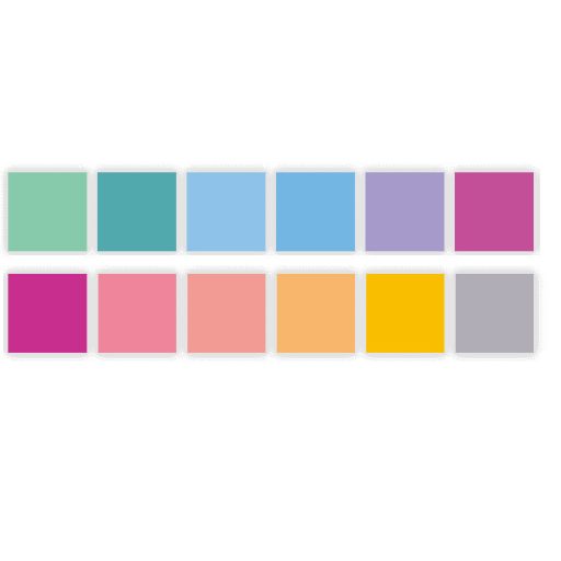 Tombow TwinTone kéthegyű marker 12 db-os készlet, élénk színek