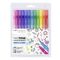 Tombow TwinTone kéthegyű marker 12 db-os készlet, szivárvány színei